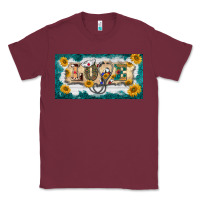 Burgundy western love nurse license plate template Classic Tee - BarkalooDesign