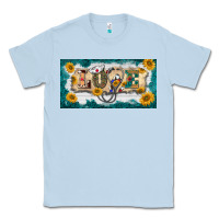 Dusty Blue western love nurse license plate template Classic Tee - BarkalooDesign