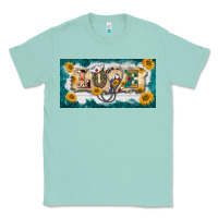 Seafoam western love nurse license plate template Classic Tee - BarkalooDesign