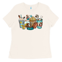 Bone english bulldog coffee cups Ladies Tee - Zillion Design Studio