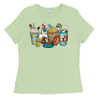 Matcha english bulldog coffee cups Ladies Tee - Zillion Design Studio