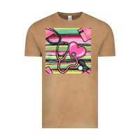 Vintage Camel Nurse Stethoscope Seamless Pattern Vintage Tee - BundleAndBundleShop