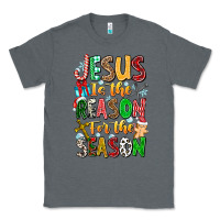 Charcoal Heather jesus is the reason for the season Classic Tee - CowhideDigitalArt