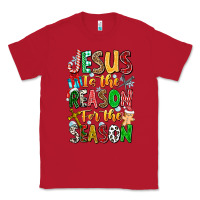 Red jesus is the reason for the season Classic Tee - CowhideDigitalArt