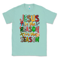 Seafoam jesus is the reason for the season Classic Tee - CowhideDigitalArt