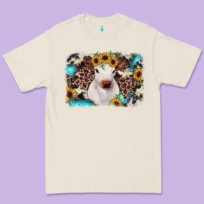 Cowhide Leopard Calf Premium Tee Designed By Ranaportraitstore