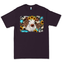 Plum cowhide leopard calf Premium Tee - RanaPortraitStore
