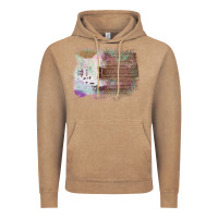 Vintage Coffee Cowhide Wood Glitter Pattern Vintage Hoodie - Bettercallsaul