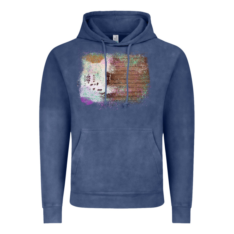 Cowhide Wood Glitter Pattern Vintage Hoodie by Bettercallsaul | Teevron
