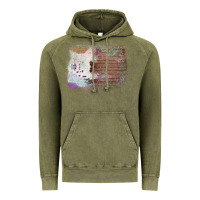 Vintage Olive Cowhide Wood Glitter Pattern Vintage Hoodie - Bettercallsaul
