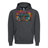 Smoke my students are the reason Zipper Hoodie - NancyCooperArtShop