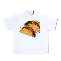 White mexican taco's Urban Heavy Tee - AdoDesignShop