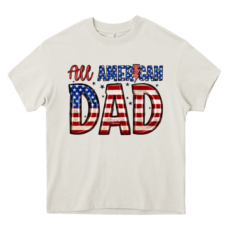 All American Dad Heavy Core Tee by Zillion Design Studio | Teevron