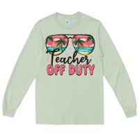 Matcha teacher off duty Long Sleeve Tee - MaliasSmallBusiness