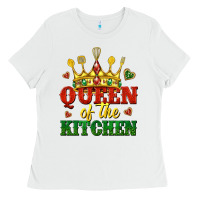 White queen of the kitchen Ladies Tee - texasbilliewilder