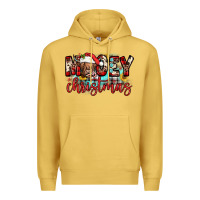Antique Gold mooey christmas sunflower Premium Hoodie - JahusDesignShop