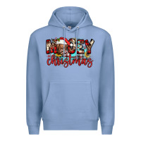Colony Blue mooey christmas sunflower Premium Hoodie - JahusDesignShop