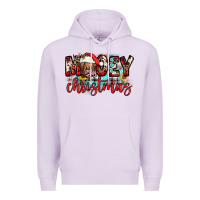 Lilac mooey christmas sunflower Premium Hoodie - JahusDesignShop