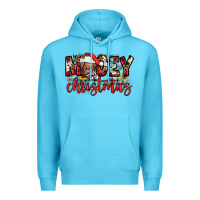 Ocean Blue mooey christmas sunflower Premium Hoodie - JahusDesignShop