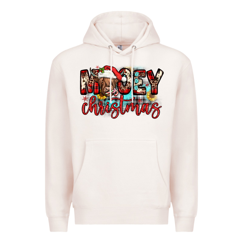 Mooey Christmas Sunflower Premium Hoodie by JahusDesignShop | Teevron
