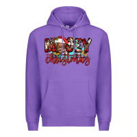 Purple mooey christmas sunflower Premium Hoodie - JahusDesignShop