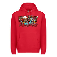 Red mooey christmas sunflower Premium Hoodie - JahusDesignShop