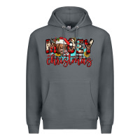 Rock mooey christmas sunflower Premium Hoodie - JahusDesignShop