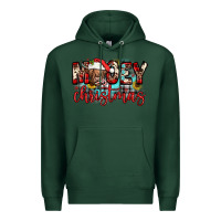 Sports Green mooey christmas sunflower Premium Hoodie - JahusDesignShop