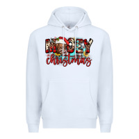 White mooey christmas sunflower Premium Hoodie - JahusDesignShop