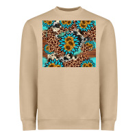 Mushroom gemstone sunflower Heavyweight Sweatshirt - AdoDesignShop