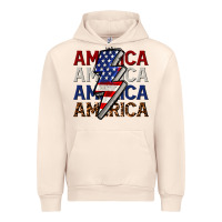 Sandshell America with lightning bold Urban Hoodie - CowGirlArtShop