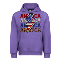 Tulip America with lightning bold Urban Hoodie - CowGirlArtShop