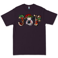 Plum christmas joy with heifer cow Premium Tee - RanaPortraitStore