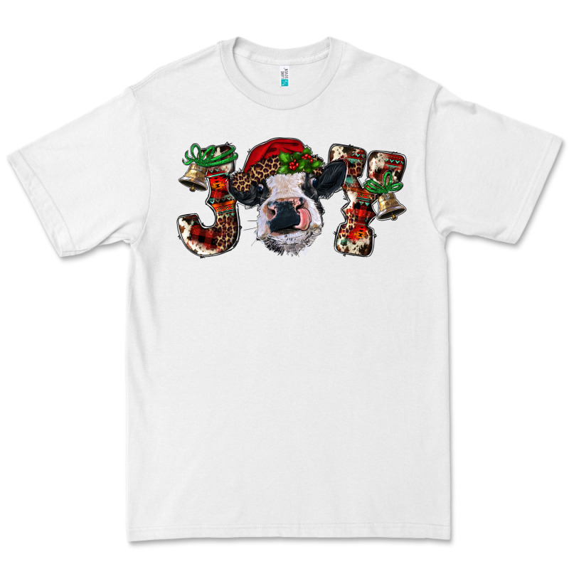 Christmas Joy With Heifer Cow Premium Tee by RanaPortraitStore | Teevron