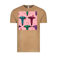 Vintage Camel Medicine Seamless Pattern Vintage Tee - BundleAndBundleShop