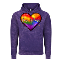 Cloud Purple love is love heart Vintage Hoodie - JahusDesignShop