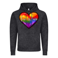 Vintage Black love is love heart Vintage Hoodie - JahusDesignShop