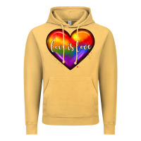 Vintage Mustard love is love heart Vintage Hoodie - JahusDesignShop