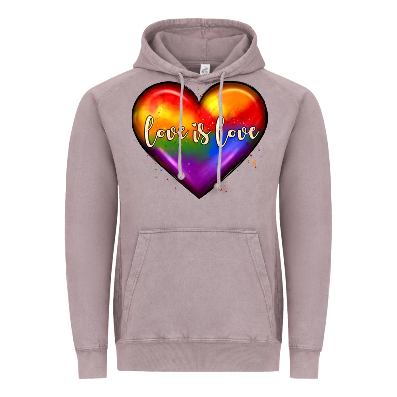 Love Is Love Heart Vintage Hoodie by JahusDesignShop | Teevron
