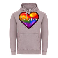 Vintage Zinc love is love heart Vintage Hoodie - JahusDesignShop