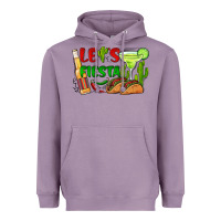 Lavender let's fiesta taco and beer Heavyweight Hoodie - BarkalooDesign
