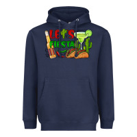 Navy let's fiesta taco and beer Heavyweight Hoodie - BarkalooDesign