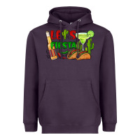 Plum let's fiesta taco and beer Heavyweight Hoodie - BarkalooDesign