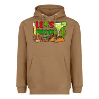 Toasted Coconut let's fiesta taco and beer Heavyweight Hoodie - BarkalooDesign