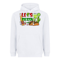 White let's fiesta taco and beer Heavyweight Hoodie - BarkalooDesign