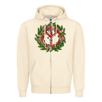 Sandshell Christmas peace Zipper Hoodie - MaliasSmallBusiness