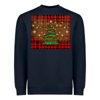 Navy Christmas trees Heavyweight Sweatshirt - AdoDesignShop