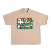 Burro autism awareness puzzle background Urban Heavy Tee - Artiststas