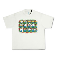 Pistachio autism awareness puzzle background Urban Heavy Tee - Artiststas