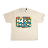 Sandshell autism awareness puzzle background Urban Heavy Tee - Artiststas